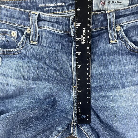 AG Adriano Goldschmied Jeans Women’s 28R Blue The Legging Ankle Super Skinny - Picture 9 of 14